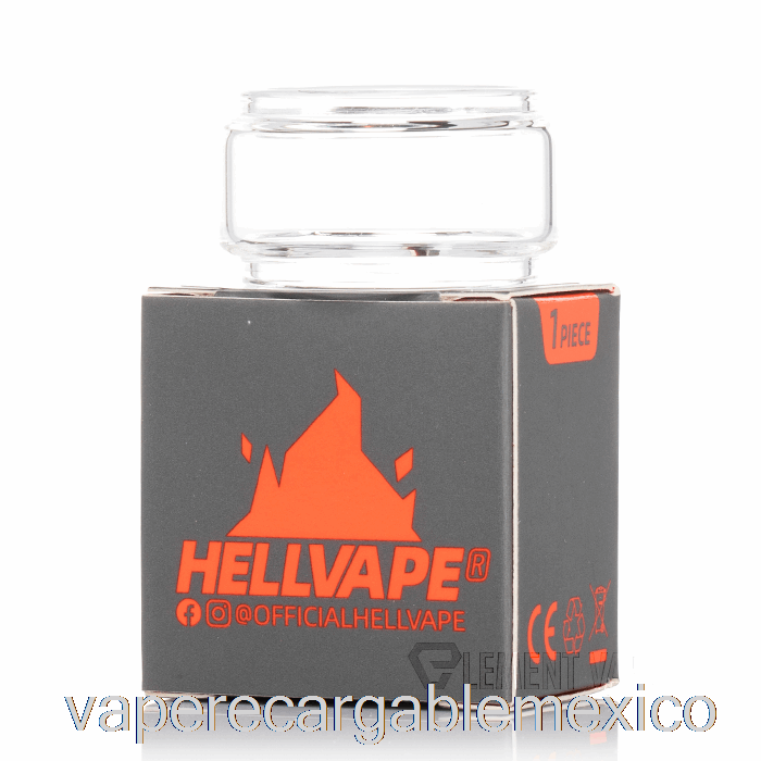 Vape Recargable Hellvape Tlc Tubo De Vidrio De Repuesto Tubo Pctg De 5 Ml